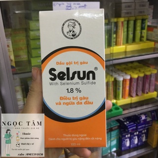 Dầu gội sạch gàu selsun - selsun 1.8 100ml