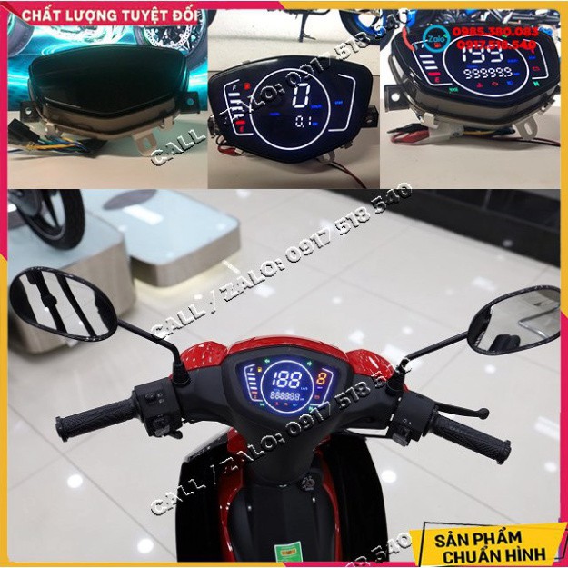 Đồng Hồ Lcd Full Led Cho Sirius, Exciter 2006 - 2010, Spark