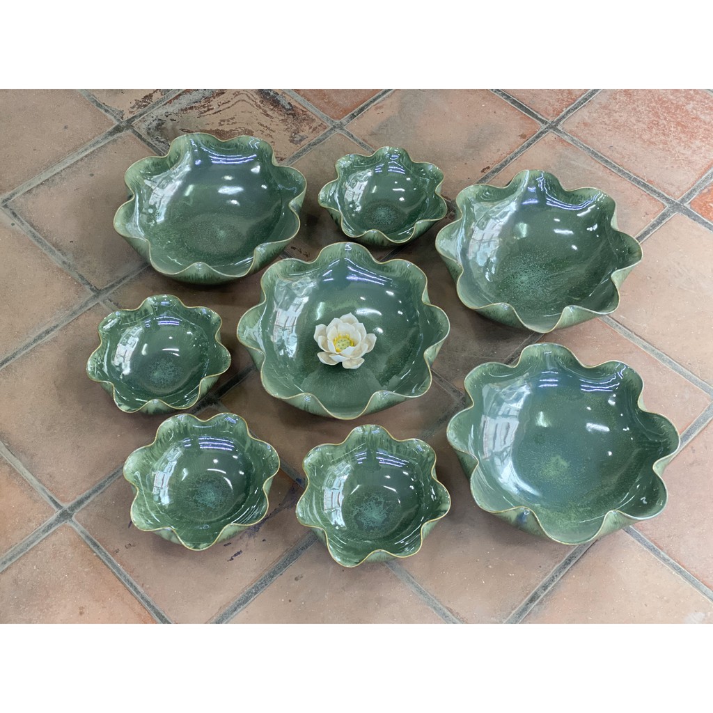 [𝘽𝙖́𝙩 𝙏𝙝𝙖̉ 𝙃𝙤𝙖] Minh Đường Tụ Thủy/ Bát Sen Thả Hoa | BigBuy360 - bigbuy360.vn