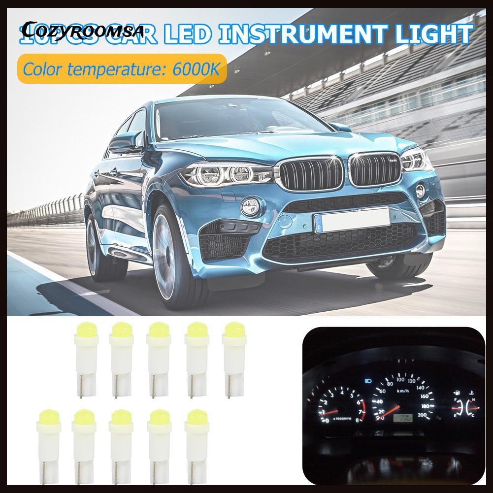 Set 10 Đèn Led T5 3d Cob Chuyên Dụng Cho Xe Hơi