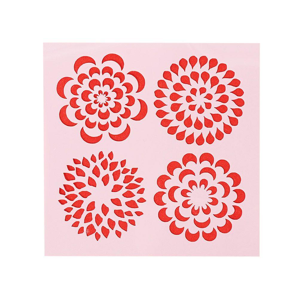 Set 9 Khuôn Dập Nổi Họa Tiết Trang Trí Thiệp Đa Năng Tiện Dụng