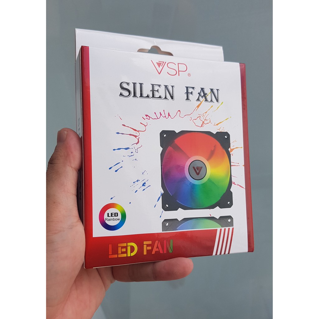 Quạt Fan 8 cm RGB Led Cực Đẹp