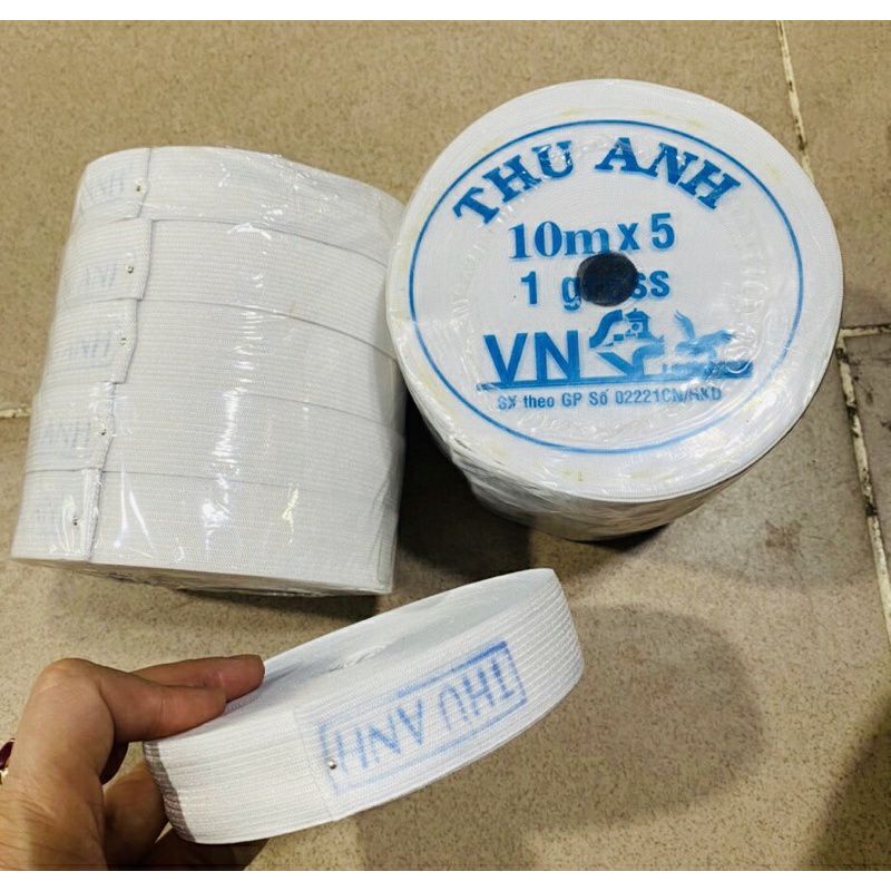 Dây chun quần cuộn 2cm và 2,5cm (cuộn 10met)
