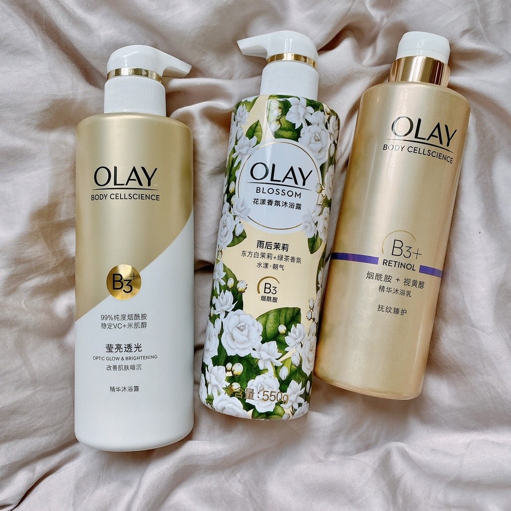 Sữa tắm Olay B3+ trắng da 500ml