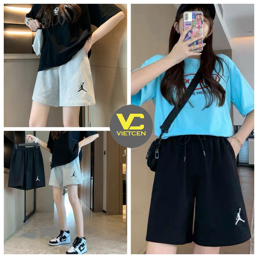 Quần short Unisex cạp chun bóng rổ VIETCEN quần đùi nam nữ thể thao đi chơi chất thun mềm mát | BigBuy360 - bigbuy360.vn