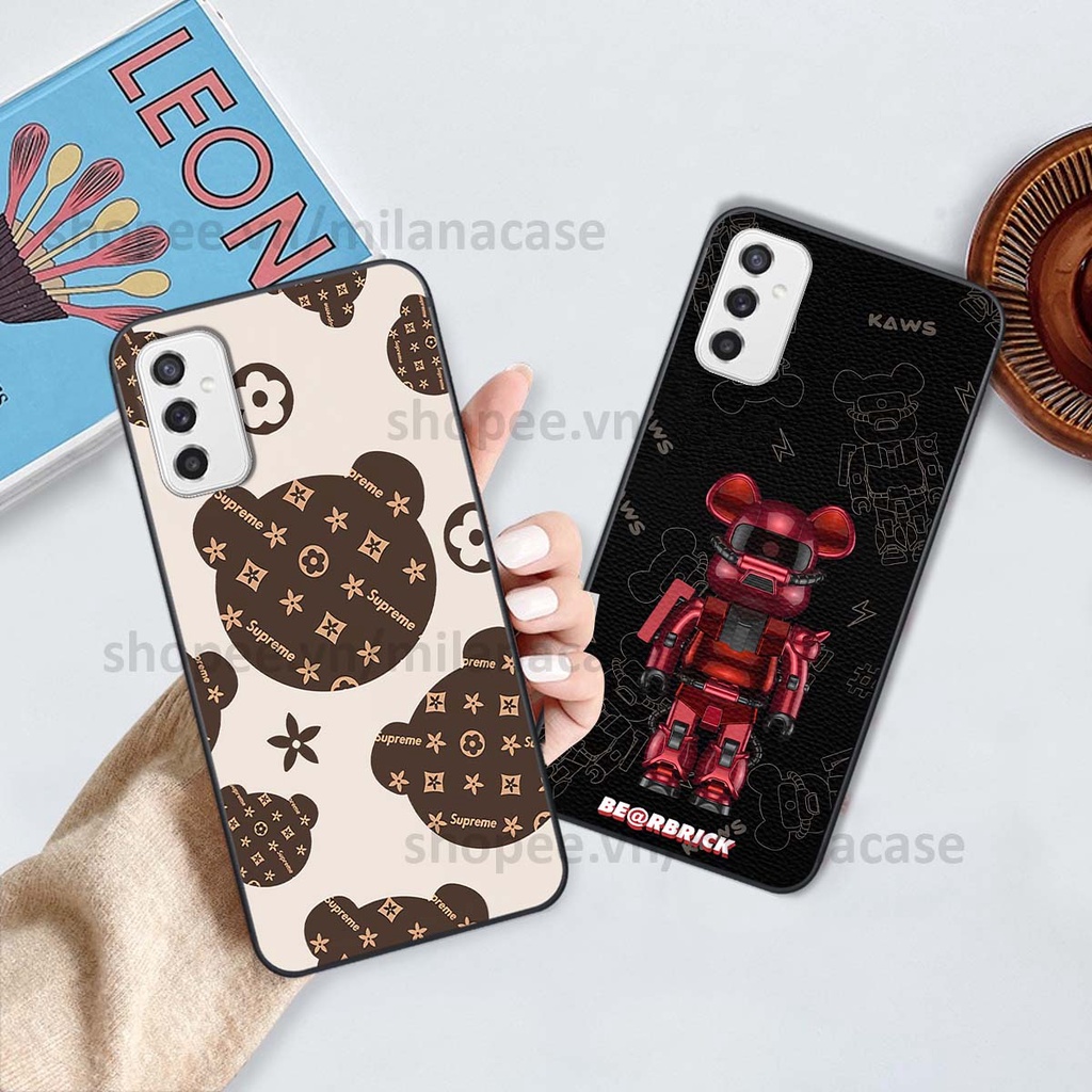 Ốp Samsung M52 5G gấu be@rBrick gấu Teddy Kaws siêu đẹp, phong cách, cá tính