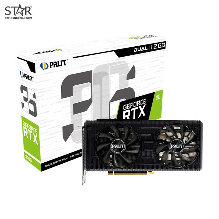 VGA Palit RTX 3060 12G GDDR6 Dual