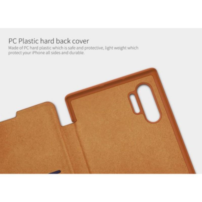 Bao da Samsung galaxy note 10/ note 10 plus / note 10 pro chính hãng Nillkin Qin