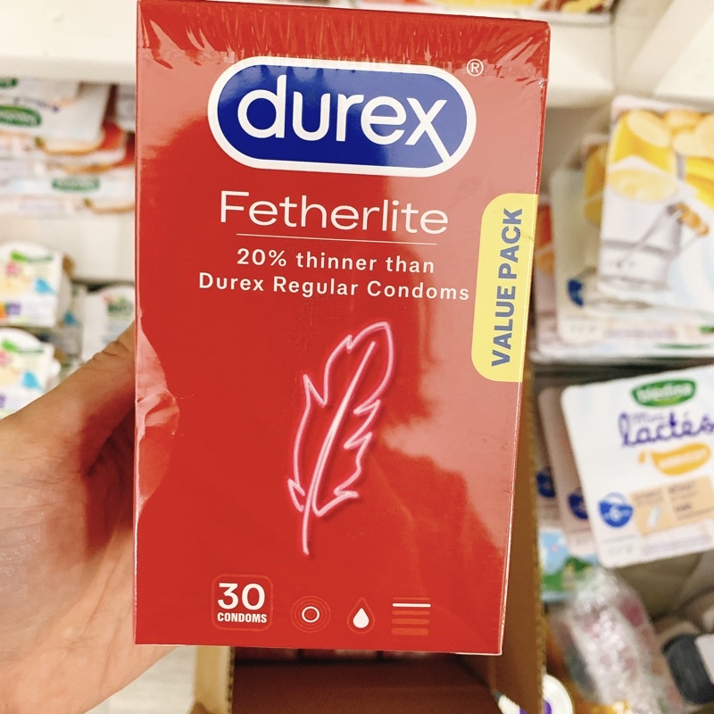 Bao cao su Durex Fetherlite siêu mỏng 30c