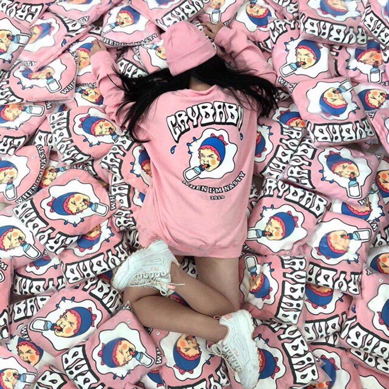 Áo Sweater CRY BABY Unisex APG18 thuykieu | BigBuy360 - bigbuy360.vn