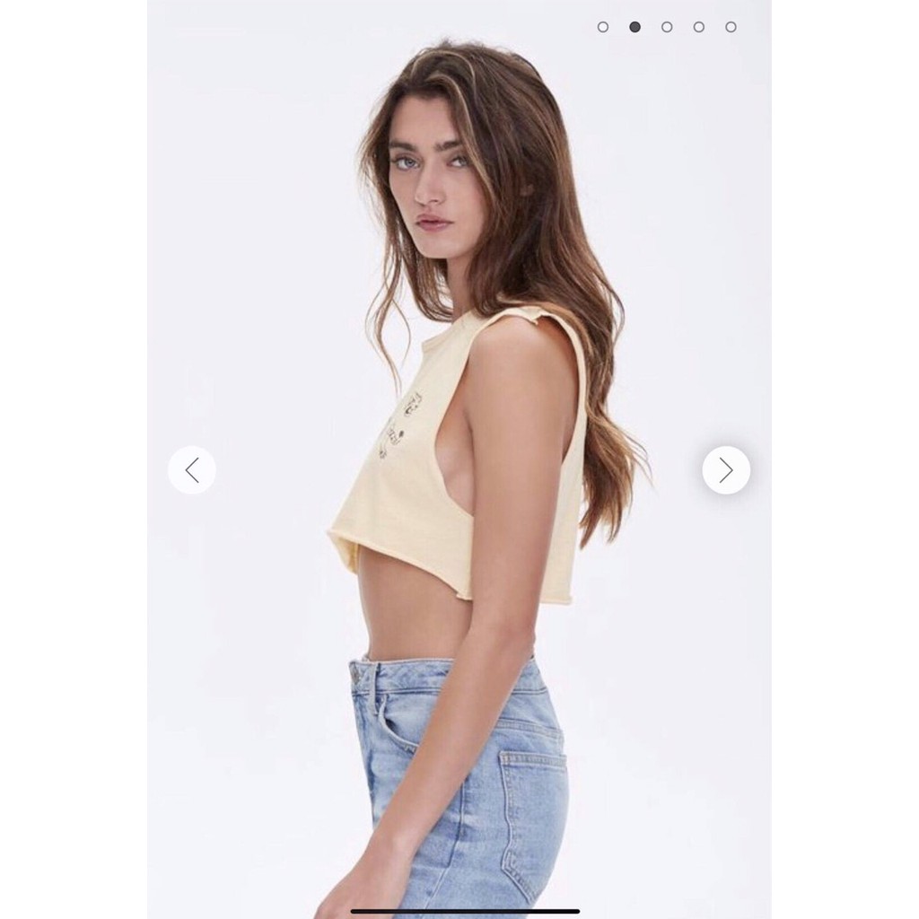Áo croptop kem sát nách in 3 con cọp vnxk