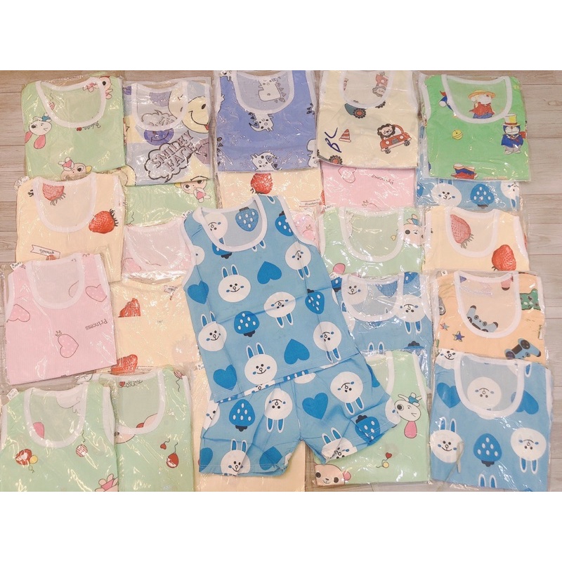 Đồ Bộ Cho Bé Trai Bé Gái, Bộ Lanh Ba Lỗ loại 1 ( Ảnh Thật Shop chụp)