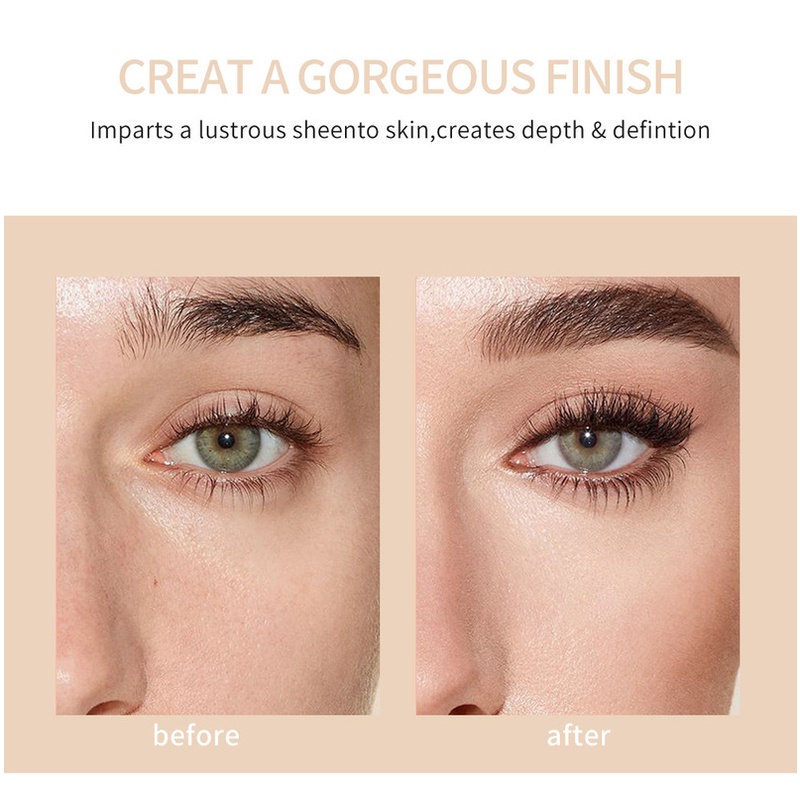 [Hàng mới về] Bút Phấn Mắt / Bắt Sáng 2 Trong 1 Ánh Ngọc Trai Lấp Lánh Kèm Đồ Chuốt Tiện Dụng | BigBuy360 - bigbuy360.vn