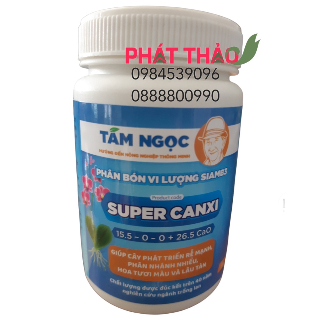 SUPER kali, SUPER canxi, SUPER magie, SUPER 99 100gam dùng cho Hoa Lan và cây cảnh