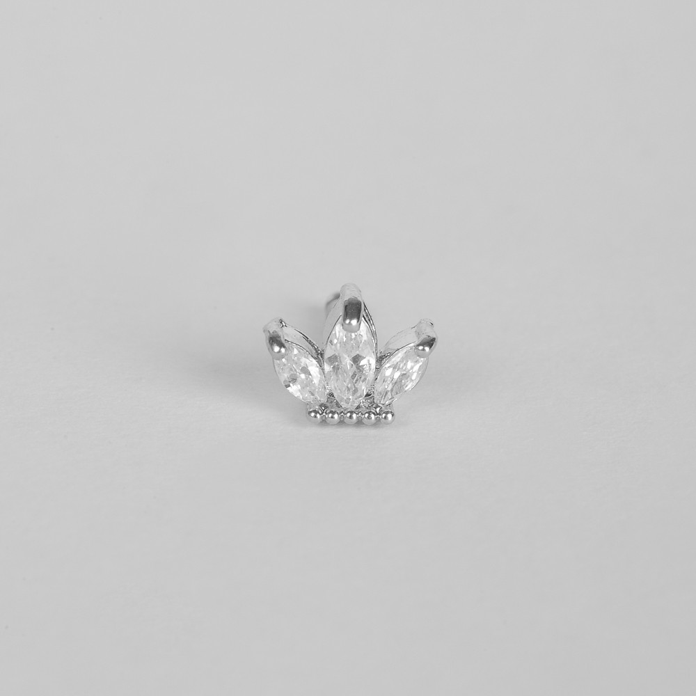 Khuyên tai đá Three Leaves (giá 1 chiếc)