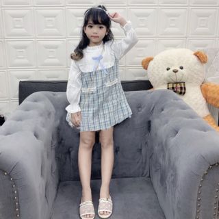 Váy tiểu thư điệu đà cho bé gái