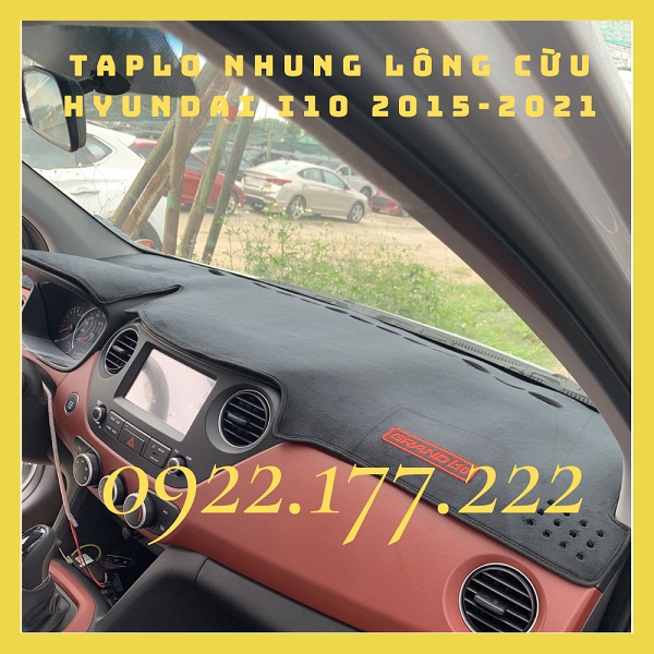 Hyundai i10 - Thảm Taplo Chống Nóng, nhiều mẫu mã đẹp, Form may chuẩn, giá tại xưởng!
