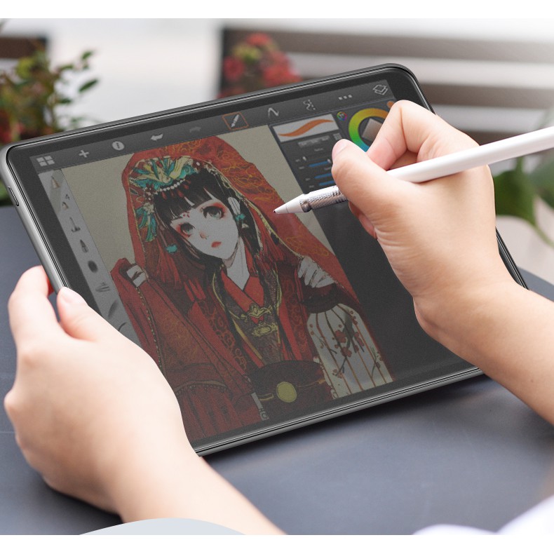 Dán màn hình  Paperlike iPad 10th 8th 7th 9th gen air 3 2 10.2 pro 10.5 11 air 4 10.9 2020 Chống vân tay. Ghi Chép - Viết - Vẽ như giấy thật