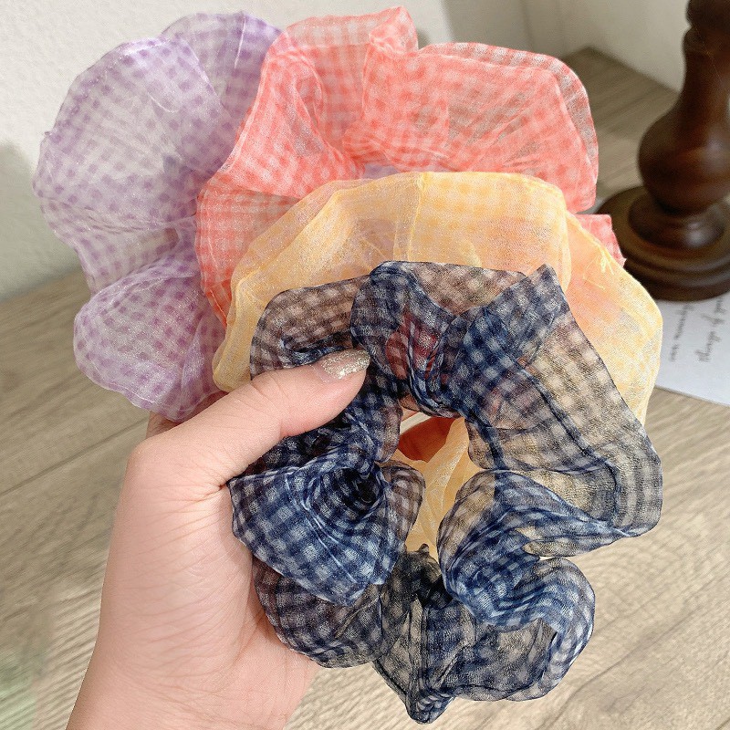 Dây buộc tóc scrunchies đẹp đeo tay hàn quốc hot trend SC05 cực xinh giá rẻ