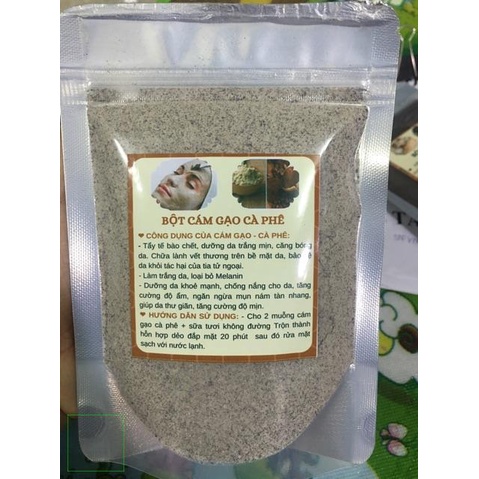 100gr Bột Cám gạo cà phê handmade