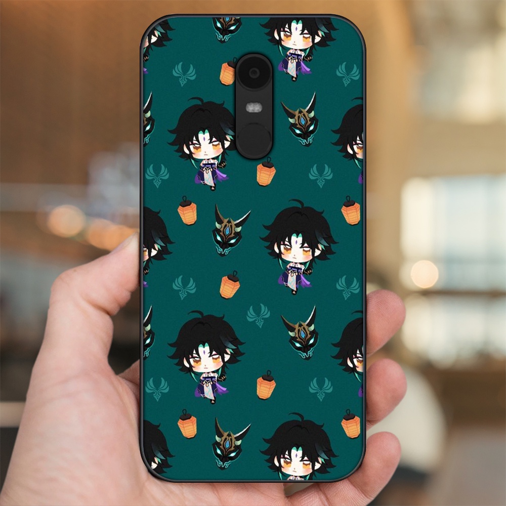 Ốp lưng Xiaomi Redmi 5 Plus viền đen in hình Xiao Genshin Impact
