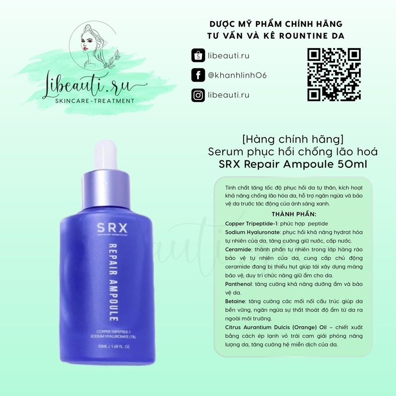Serum phục hồi SRX REPAIR AMPOULE 50ml