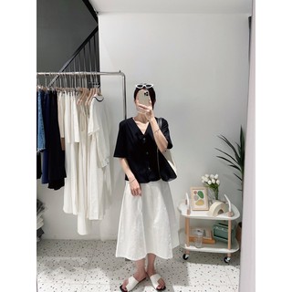 A35- Áo blazer dáng lửng