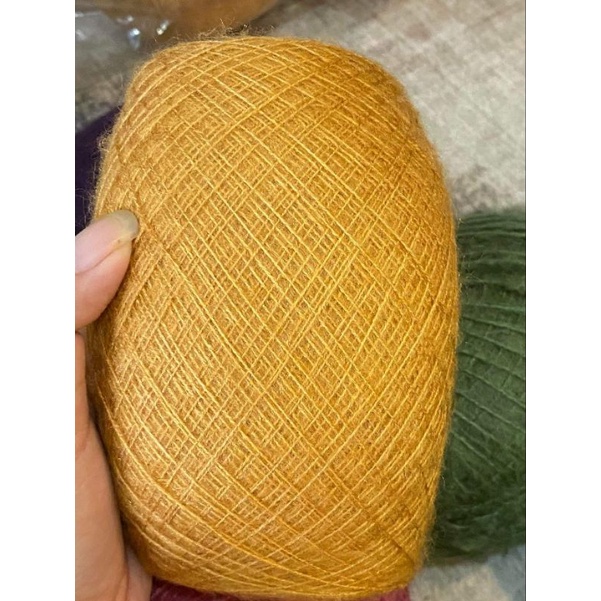 Len mohair sợi nhỏ