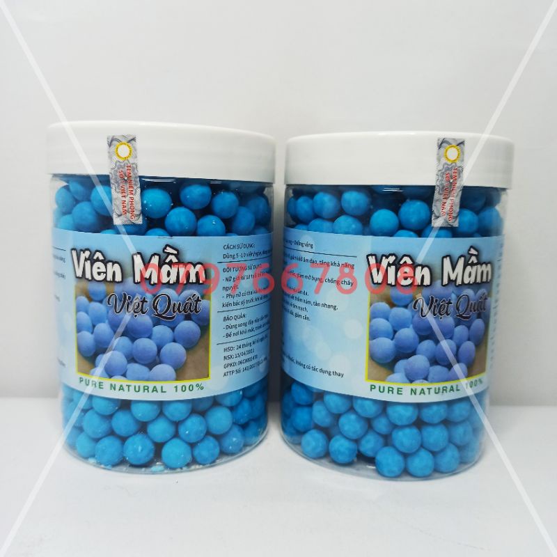 500gr Viên Mầm Đậu Nành Việt Quất Tăng Vòng 1 Nở Ngực Đẹp Da Tăng Cân Giảm Cân Có Chứng Nhận An Toàn Thực Phẩm-Handmade