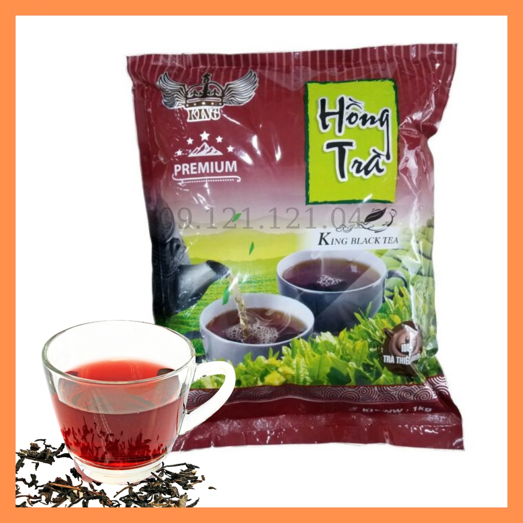 (HT) Hồng trà-hồng trà pha trà sữa-hồng trà king black tea(1kg)nguyên liệu làm trà sữa