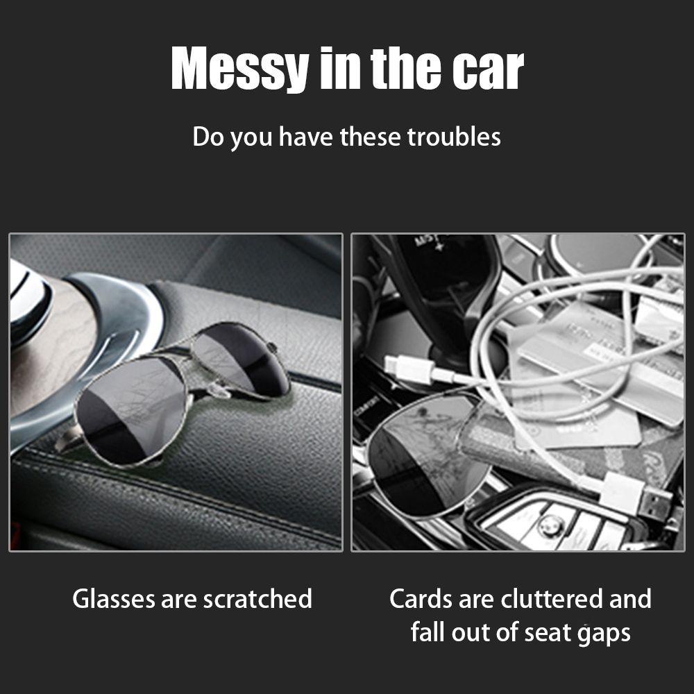 MYRONGVN Túi Đựng Thẻ Kẹp Tấm Che Nắng Đa Năng Sắp Xếp Gọn Gàng