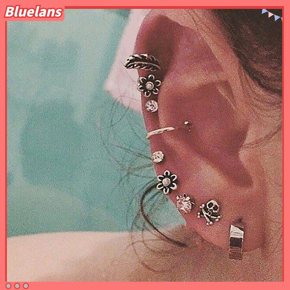 Set 9 khuyên tai phong cách Bohemian cổ điển dành cho nữ