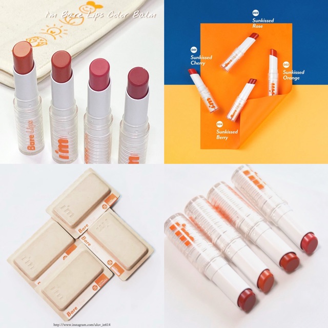 [NEW] Son dưỡng có màu I'm Meme I'm Bare Lips Color Balm 2020 (Có Sẵn)