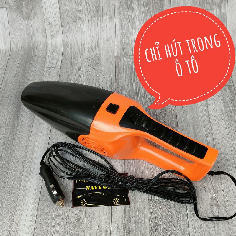 Máy hút bụi cầm tay [freeship] hút siêu khoẻ,sạch lông thú,sạch bụi bẩn. Dùng pin hoặc điện trên ô tô