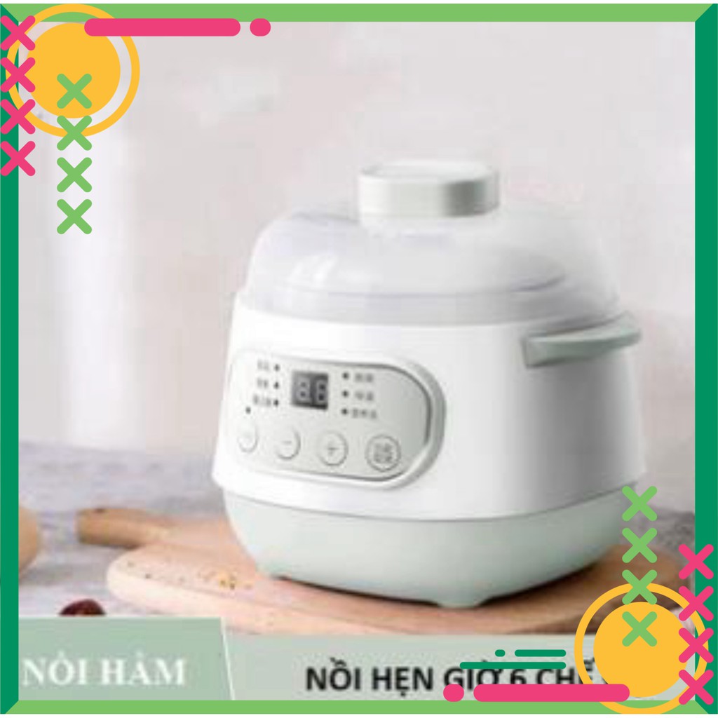 💕Bảo Hành 12 Tháng💕 Nồi Hầm Cháo, Kho Cá Chậm, Hầm Cách Thủy, Ninh Cháo Cho Bé 4In 1 Tiện Dụng Cho Gia Đình Bạn - AQ