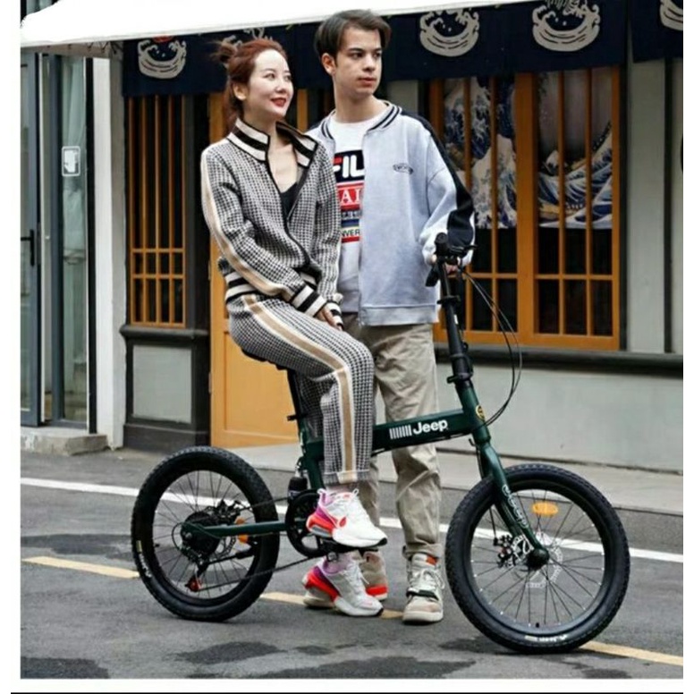 XE ĐẠP Gấp JEEP E  Thể Thao Bản Nhỏ  Loại  20inh