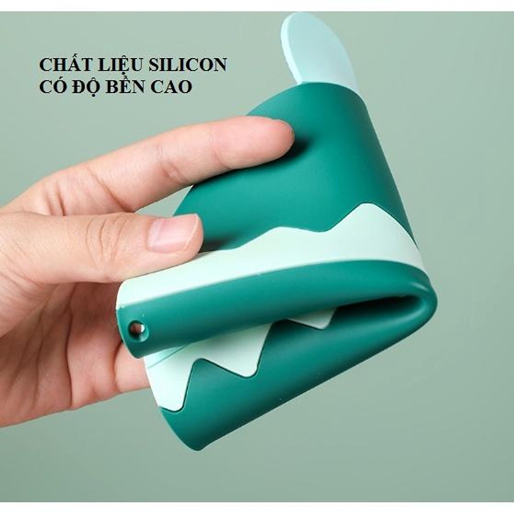 Miếng lót nồi bằng silicon cao cấp, hình cá, chịu nhiệt, chống trượt chống thấm, tiện dụng, dễ thương