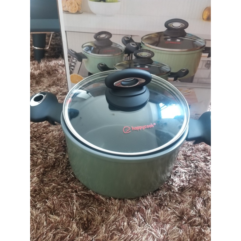Bộ nồi Ceramic HCA - CG6PC HappyCook