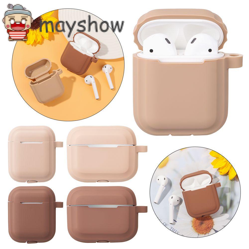 MAYSHOW Soft protective Case Fashion Earphone Protective Shell Earphone Sleeve Perfect Fit TPU Comfortable Simple Suitable For AirPods1/2/Pro/Multicolor