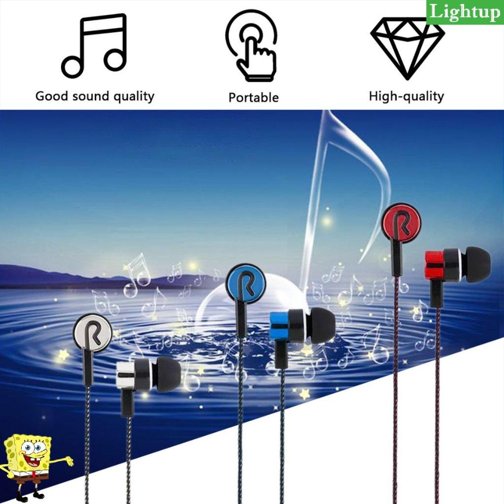 Tai nghe bện Dây siêu trầm trong tai Tai nghe âm thanh nổi Cách ly tiếng ồn