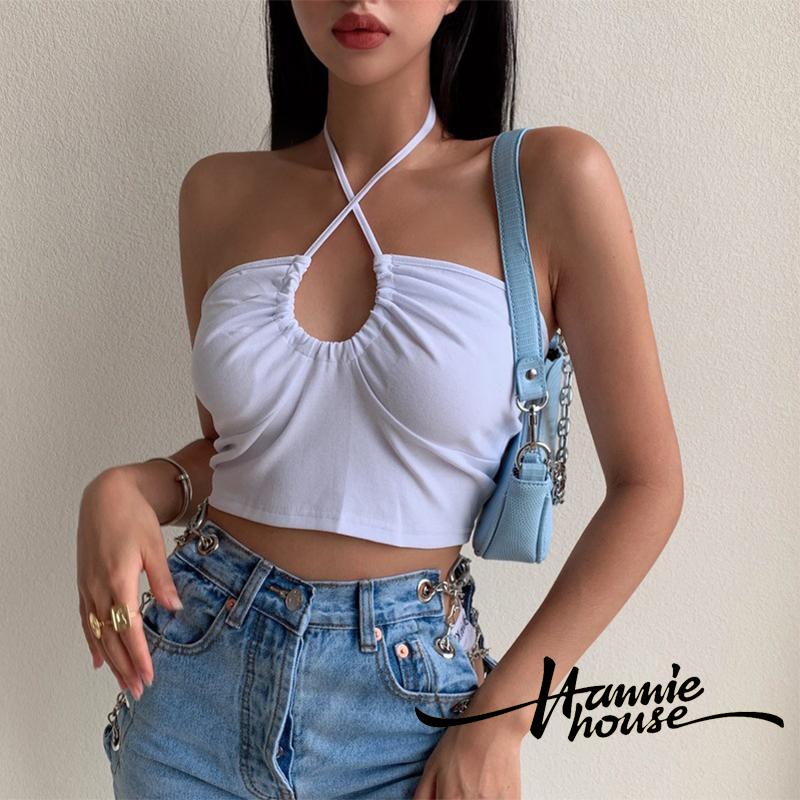 Áo dây đan chéo lưng thời trang quyến rũ cho nữ