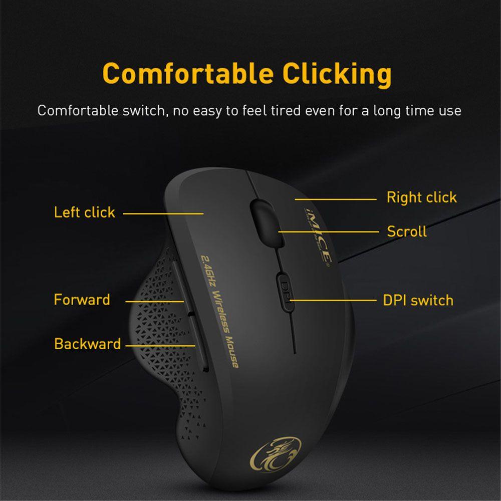 Chuột Quang Gaming TAYLOR1 Không Dây 2.4G 1600 DPI, ĐầU CắM USB Cho MáY TíNh