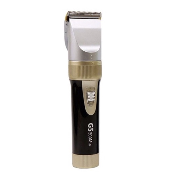 Tông đơ cắt tóc G5, Máy hớt tóc G5. Dùng pin 18650 siêu tiện lợi