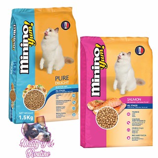 Đồ ăn hạt cho mèo mọi lứa tuổi minino yum 1,5kg