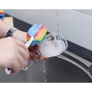Que bọt biển cọ rửa cốc chén đa năng tiện ích
