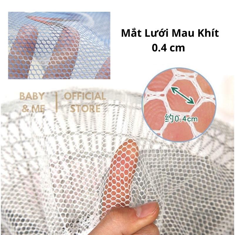 Lưới bọc quạt bảo vệ tay bé, phủ kín trước sau, ngăn bụi đa năng cho nhiều loại quạt Baby And Me
