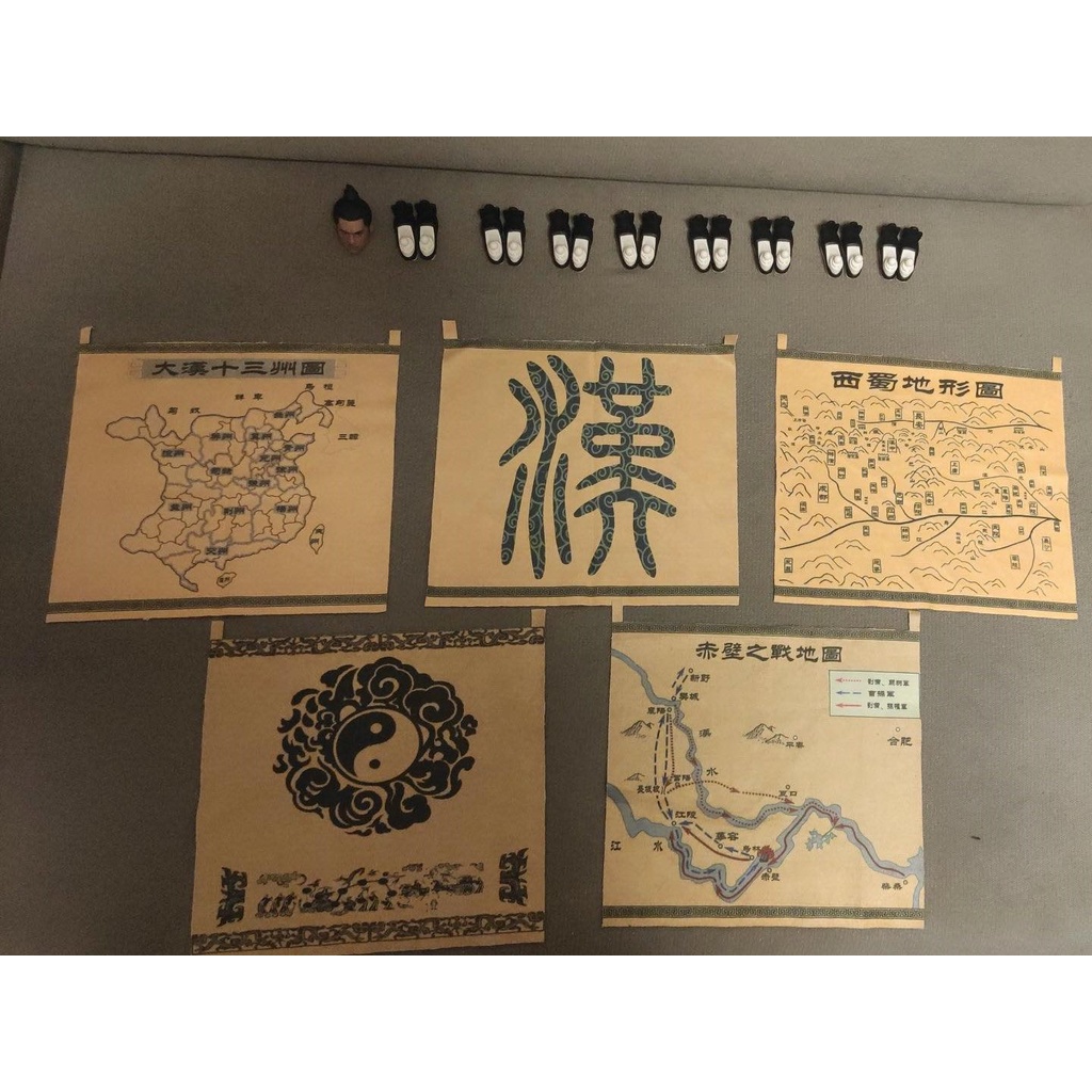 Mô hình 1/6 cổ trang bản đồ tam quốc 1994