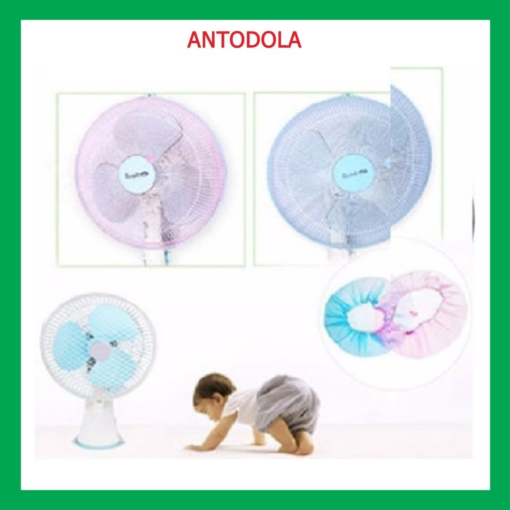 Lưới bọc quạt bảo vệ ngón tay bé, quạt 30-60cm