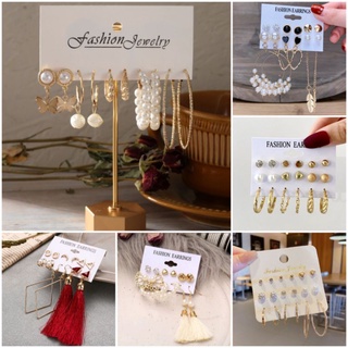 Set combo 6 khuyên tai phong cách hàn quốc siu lạ siu độc siu đẹp❤❤❤