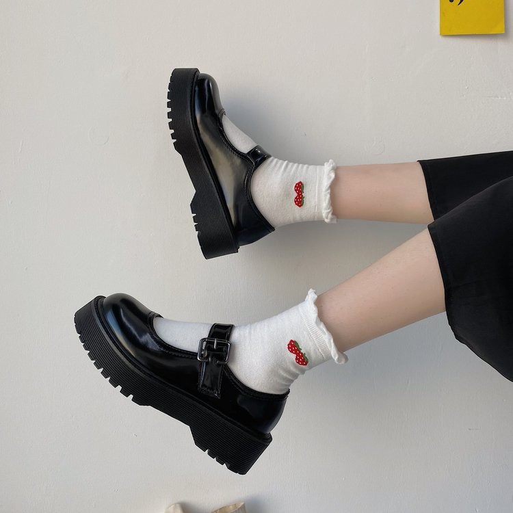 ulzzang Giày lolita phong cách vintage ulzzang thời trang | BigBuy360 - bigbuy360.vn